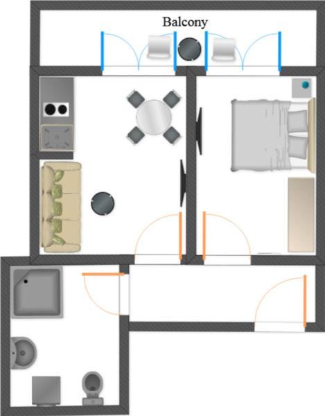 Apartment Neo 2 Free Parking Novi Sad Dış mekan fotoğraf